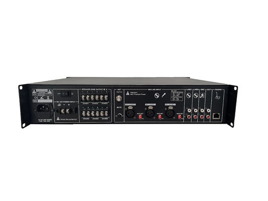 Support Max 8 Remote PA System Amplifier 6 Zone 120W Power Amplifier
