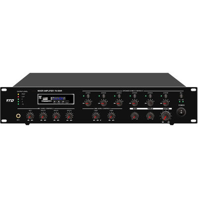 600Ω Mic1-3 5-8 MV Audio Amplifier System 5 Years Warranty THD 1/3 Rated Power