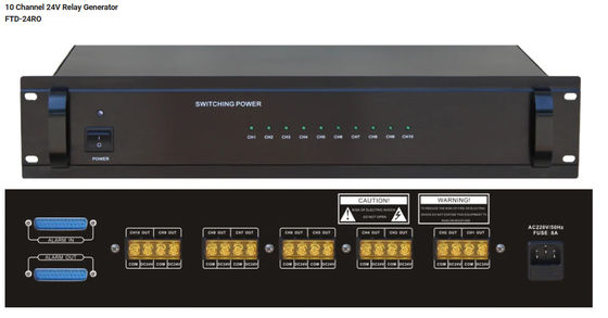 public adress system 10 Channel 24V Relay Generator PA system