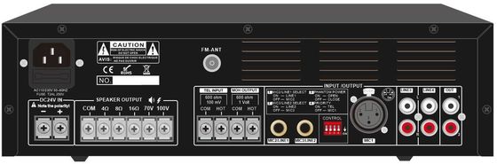 120W AC230V PA System Amplifier With MP3 SD BT FM