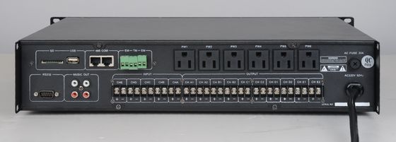 public adress speaker Intelligent 10 Zone Public address system Controller with Mp3