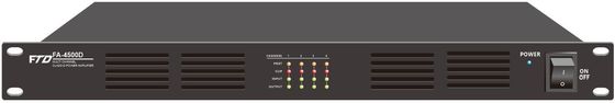 DC24V 4*500W Class D Audio Amplifiers For Business High Efficiency