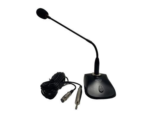 FTD PA Microphone System Tabletop Condenser Microphone Phantom Power For Speech