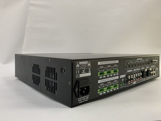 6*120W Audio Matrix Amplifier 6 Channel Pa System Set 70dB S/ N Ratio