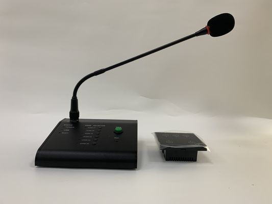 6 Zone Remote Gooseneck Call Paging Microphone System For Audio Matrix Amplifier