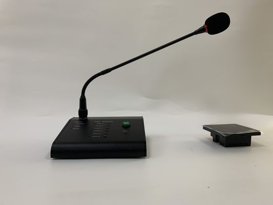 6 Zone Remote Gooseneck Call Paging Microphone System For Audio Matrix Amplifier