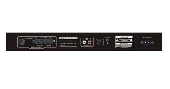 Lightweight Audio DVD Player Digital AM FM Tuner ODM 482*240*44mm