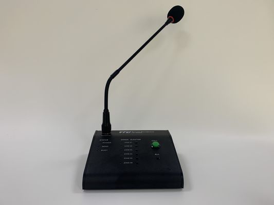 RS485 600m PA System Amplifier Remote 6 Zone Microphone Up To 8 Units