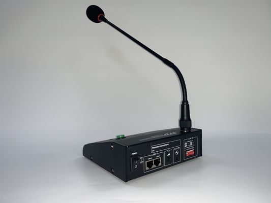 RS485 600m PA System Amplifier Remote 6 Zone Microphone Up To 8 Units