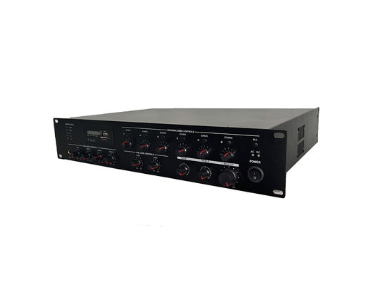 amplifiers and speakers power mixer amplifier 5 zone mic and line