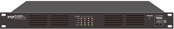 FTD 4*350W 4 Channel Class D Power Amplifiers 1750W Power Consumption