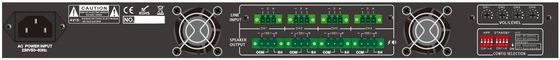 FTD 4*350W 4 Channel Class D Power Amplifiers 1750W Power Consumption