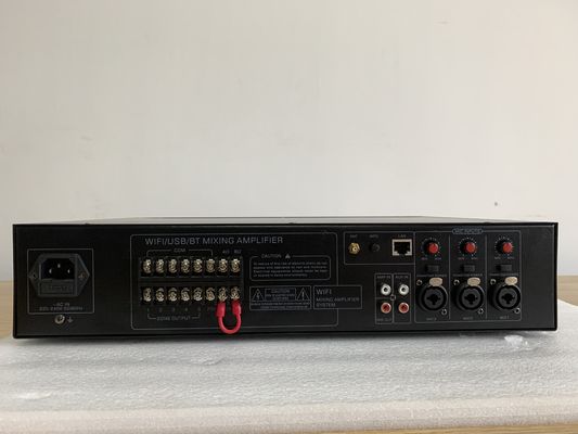 120W Audio Power Zone Mixer Amplifier Wifi For Hotel
