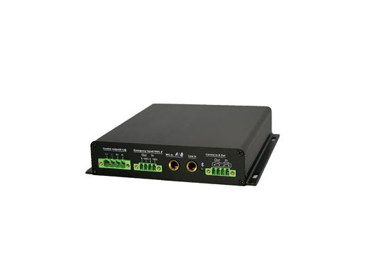 Black IP System Paging Amplifier Wall Mount Amp 30W 8 Ohm
