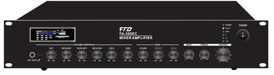 19in Rack Mount PA System Amplifier 350W Power Amplifier For School