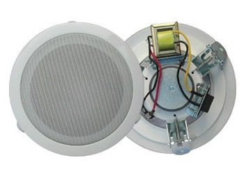 6＂ Coaxial Ceiling Speaker 30W 100V 70V White PA System