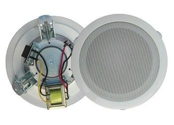 6＂ Coaxial Ceiling Speaker 30W 100V 70V White PA System