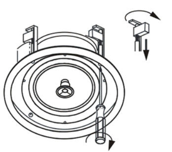 Flush Mount PA System Speakers 40W 8 Inch Outdoor Coaxial Ceiling Speakers
