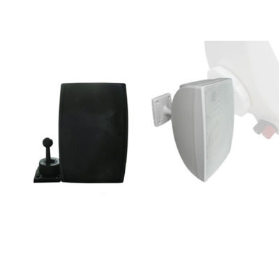 white 4&quot; Two Way Wall Mount Speaker with amplifier for car audio