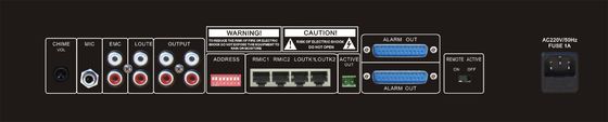 830W 10 Zone PA System Public Address System AC Fuse Black Paging Selector