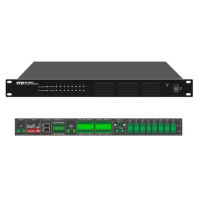 8 Channel Public Address System Fault Changeover Speaker Line Surveillance Pa Power Amp 50V