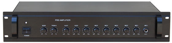 AC220V 240V Public Address System Audio Pre Amplifier Signal Processing Equipment