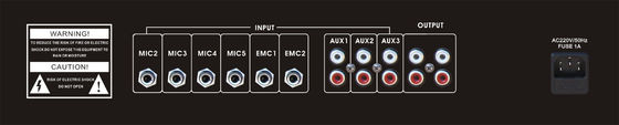 AC220V 240V Public Address System Audio Pre Amplifier Signal Processing Equipment