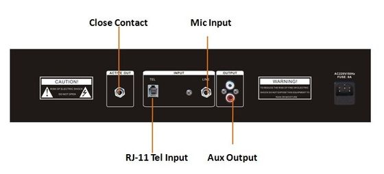 ROHS OEM Metal Zone Mixer Amplifier Public Address System