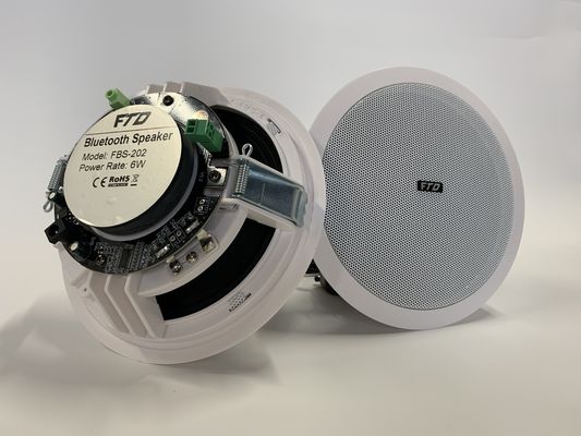 6&quot; 2*6W blue tooth speaker with one active and one passive ceiling speaker