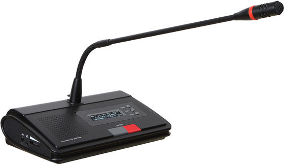 FTD DC12V Wireless Conference Systems UHF Master Controller With Recorder MP3 Player