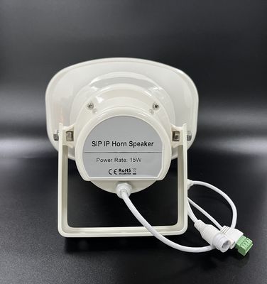 IP66 Outdoor SIP Horn Speaker 30W POE Powered ABS Cabinet