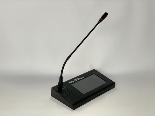 70dB IP Network PA System Touch Screen Remote Paging Microphone