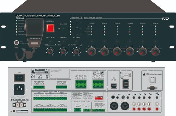 Voice Alarm System Controller 500W Amplifier