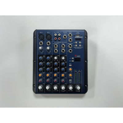 RoHS Professional Audio Amplifier 6 Channel Mixing Console With Mp3