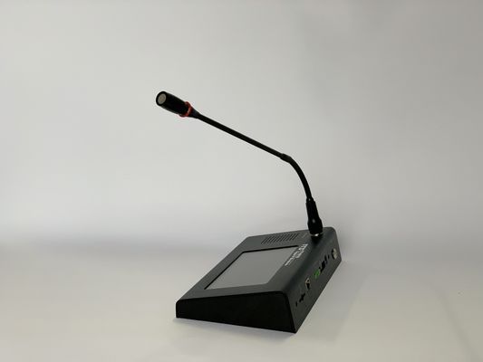 Ip Networked Audio System Remote Touch Screen Microphone