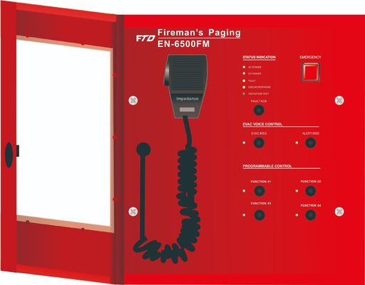 Digital Voice Evacuation System Voice Alarm Poe Emergency Fireman Paging Microphone