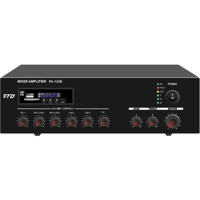 High-Performance Audio Amplifier System with 3 Mic Inputs 600 Ohms(Ω) 5-8 MV 5-Year Warranty