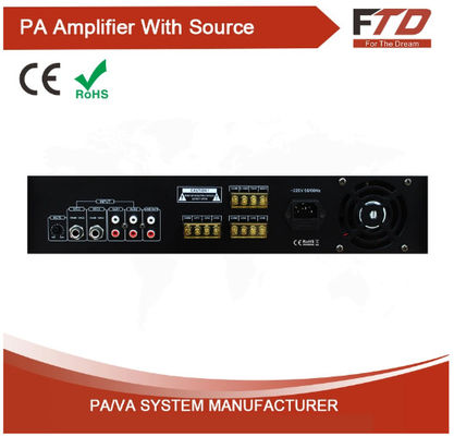 Public Adress System Full Set 6 Zone 120w Amplifier Audio With MP3 &amp; FM
