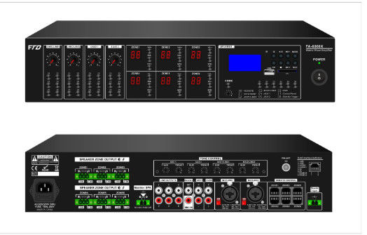 amplifiers and speakers power mixer with matrix amplifier