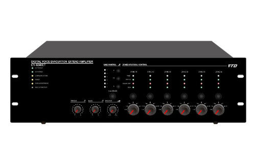 6 Zone Voice Evacuation Amplifier marine evacuation system
