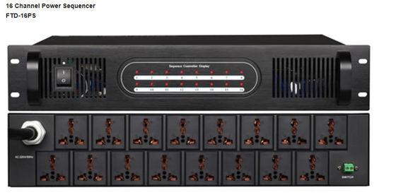 16 Channel Power Sequencer public adress system 30w