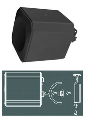 5&quot; Outdoor Wall Mount Speaker WITH THIN FLAT SOEAKER FOR OUTDOOR/INDOOR