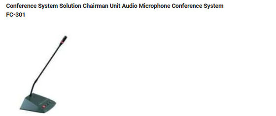 Conference System Solution Chairman Unit Audio Microphone Conference System